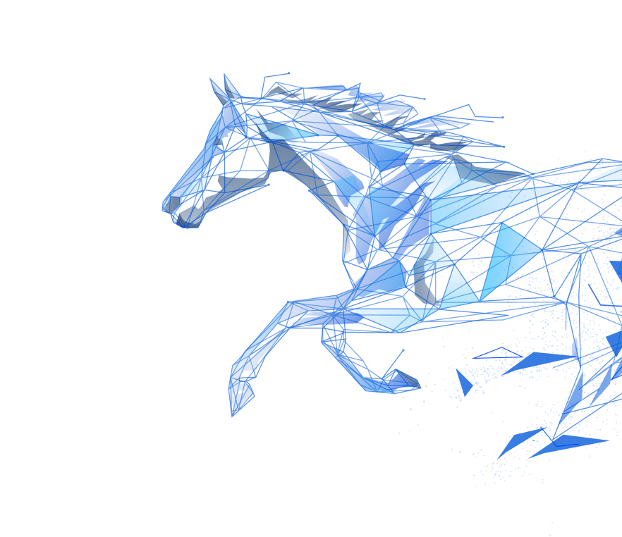 Geometric Horse Graphic